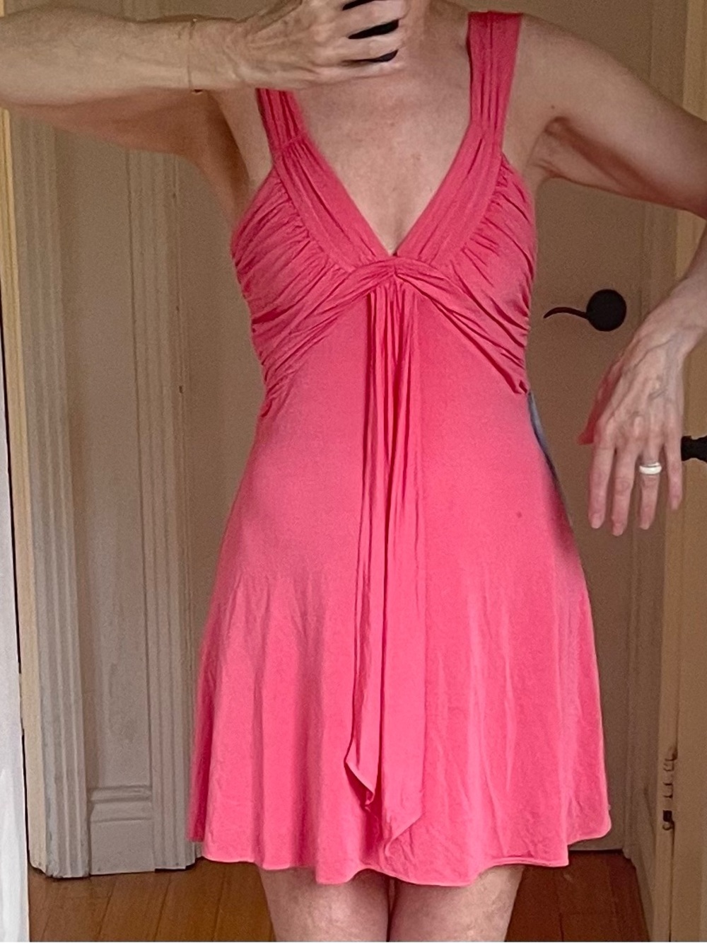 Marciano Coral Pink Mini Dress